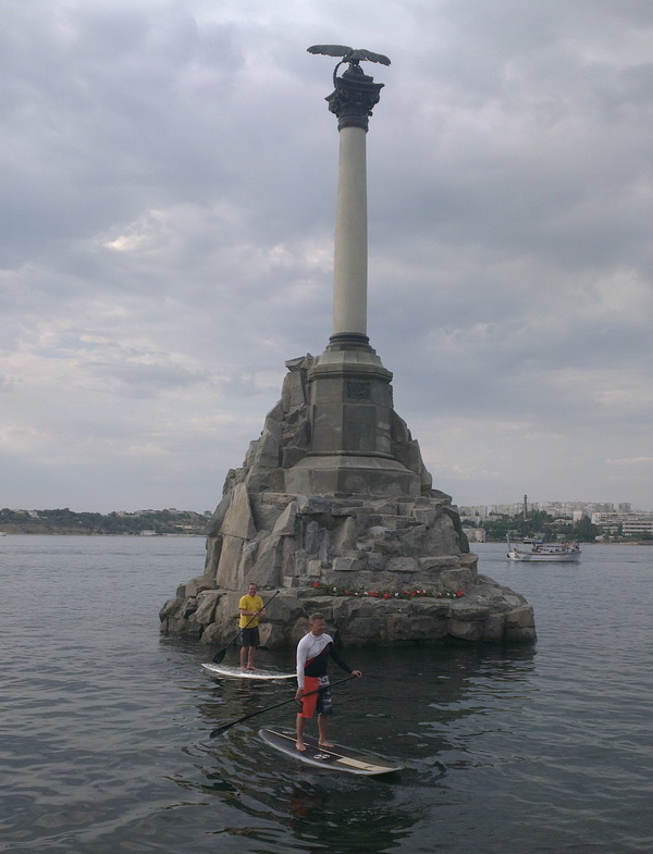 Катанули на SUPах в Севастополе